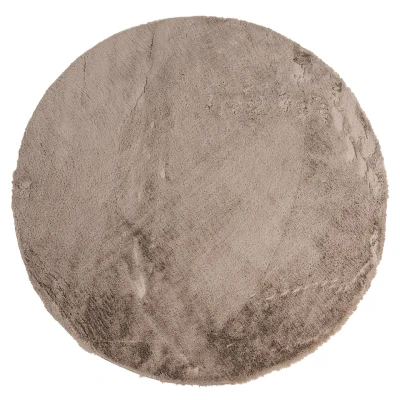 Vloerkleed Saifo furry 160Ø (Sand)