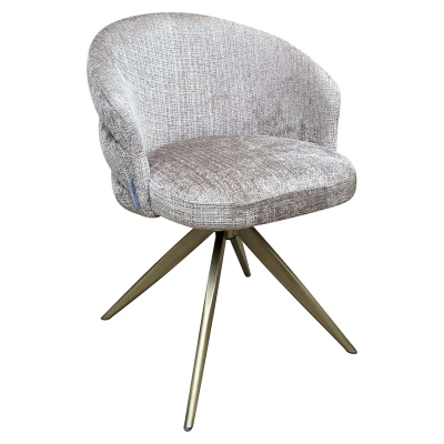 Draaistoel Zendaya stone chenille (Niagara 104 Stone Chenille)